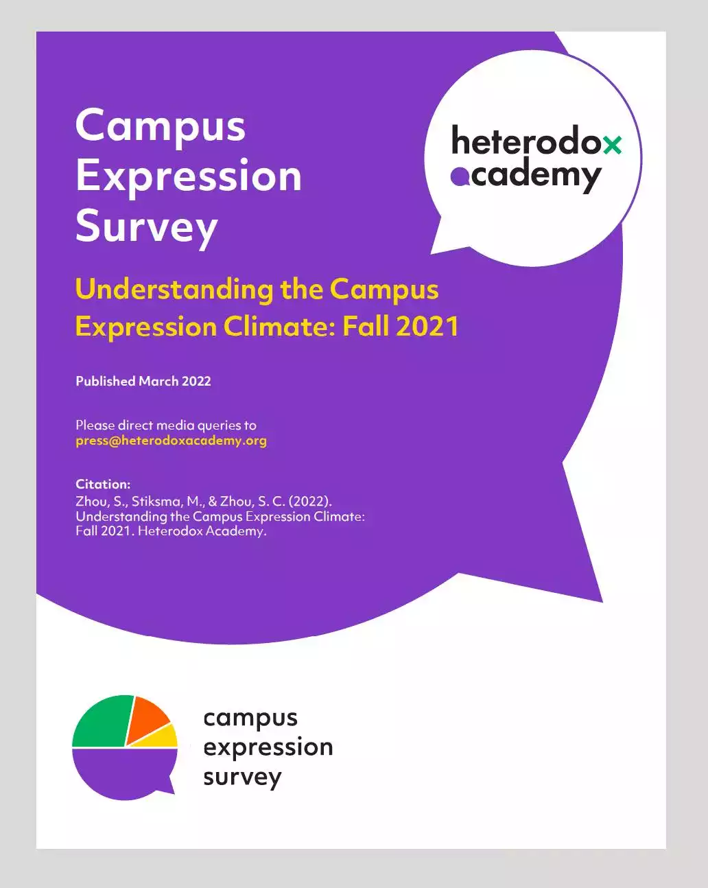 Cover of Campus Expression Survey 2021